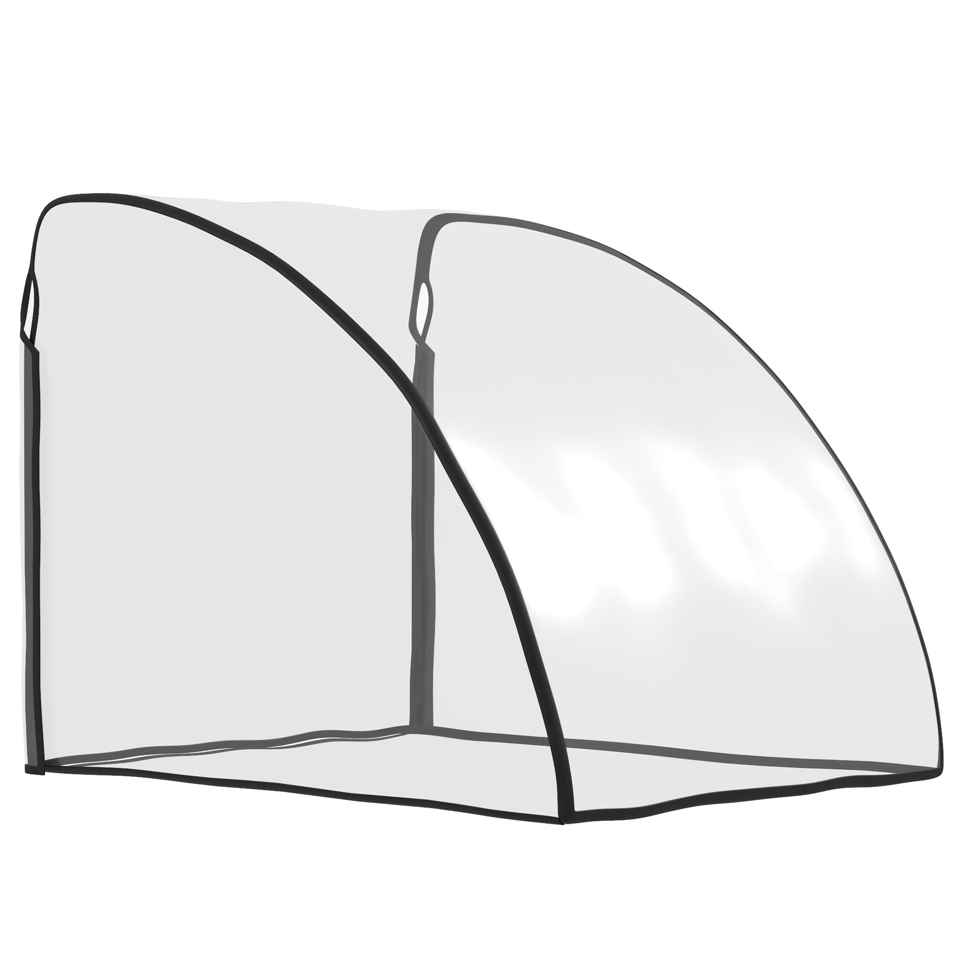 Universal Baby Bike Trailer Cover Waterproof Rain Snow Shield - Transparent-0