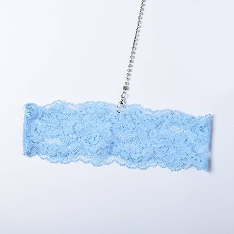 Chain Lace Fashion Girl Sexy Lingerie Set-11