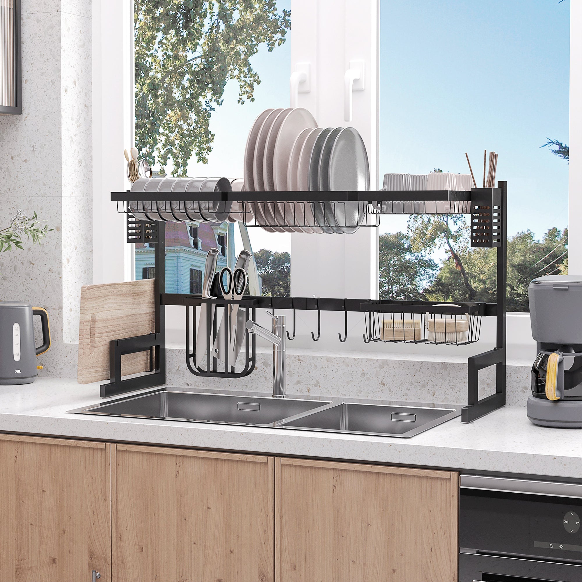 93cm Modular Over-Sink Drying Rack-1