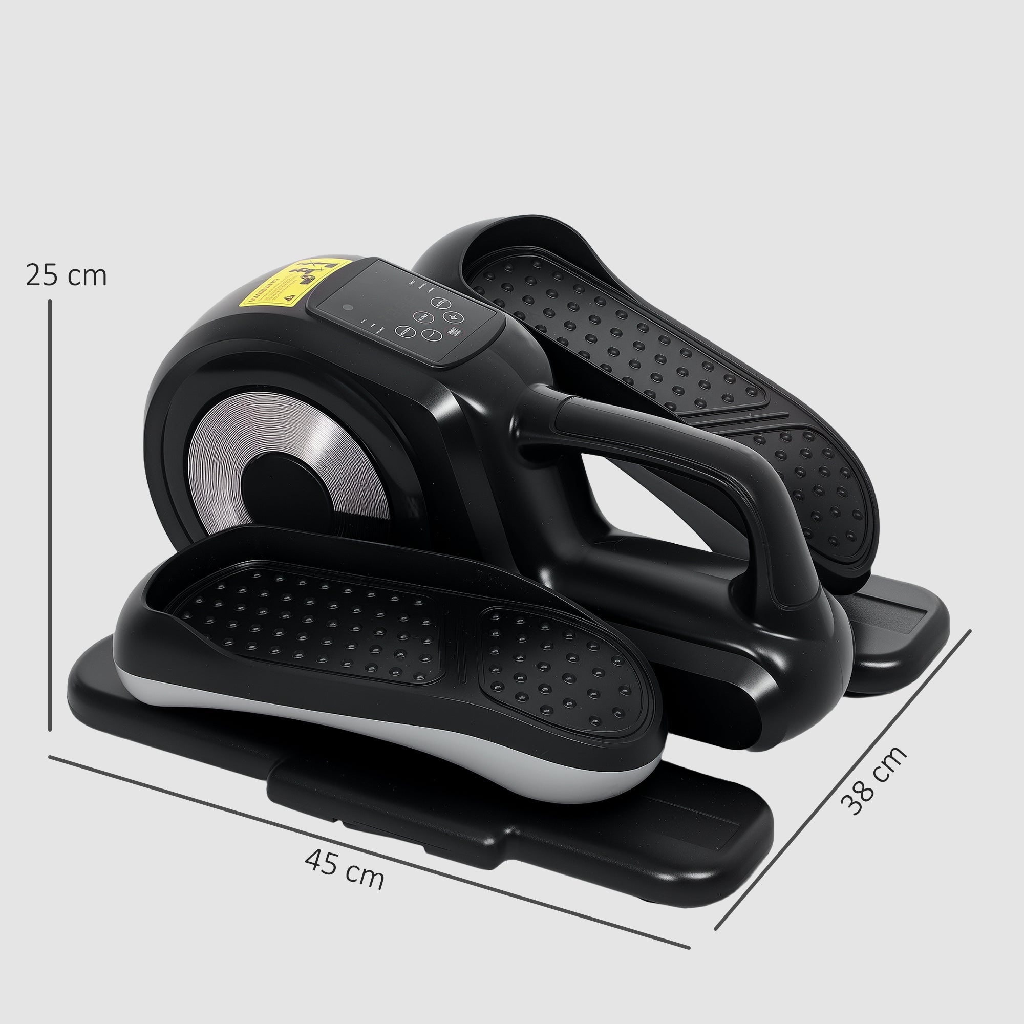 Under Desk Elliptical Machine with 12 Programmes and Remote Control - Compact Design-2